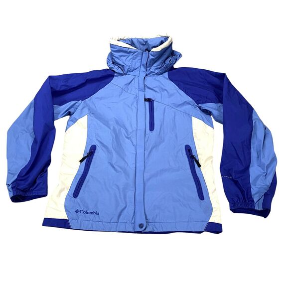 Columbia Omni-Tech Bugaboo Waterproof Breathable Hooded Jacket. Sz Youth 14/16 - Picture 1 of 16